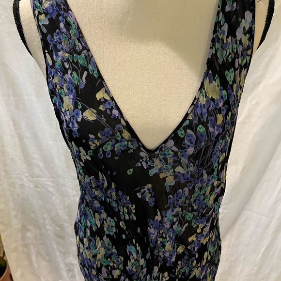 Vintage Y2K sheer floral beaded dress 💙 - Picture 2 of 8